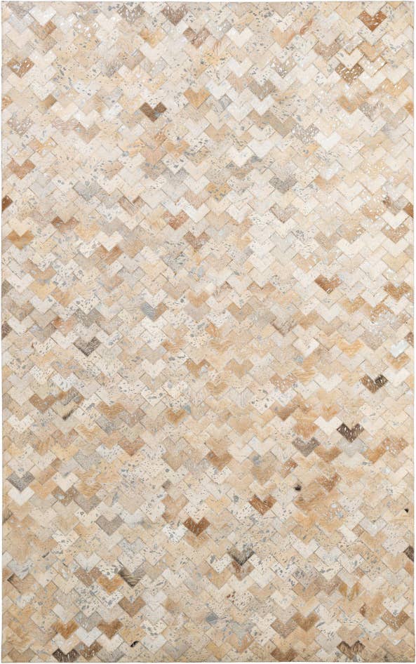 Detail image of 5' x 7' 11 Cowhide - Patchwork Rug