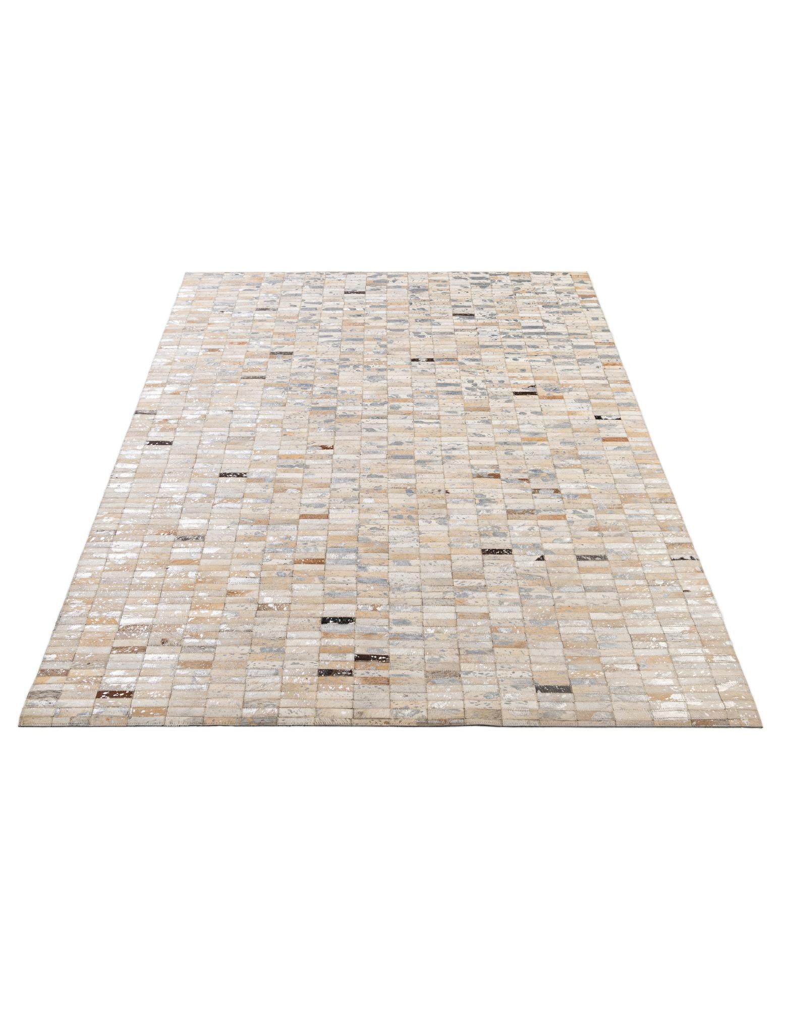 4' 11 x 8' 1 Cowhide - Patchwork Rug