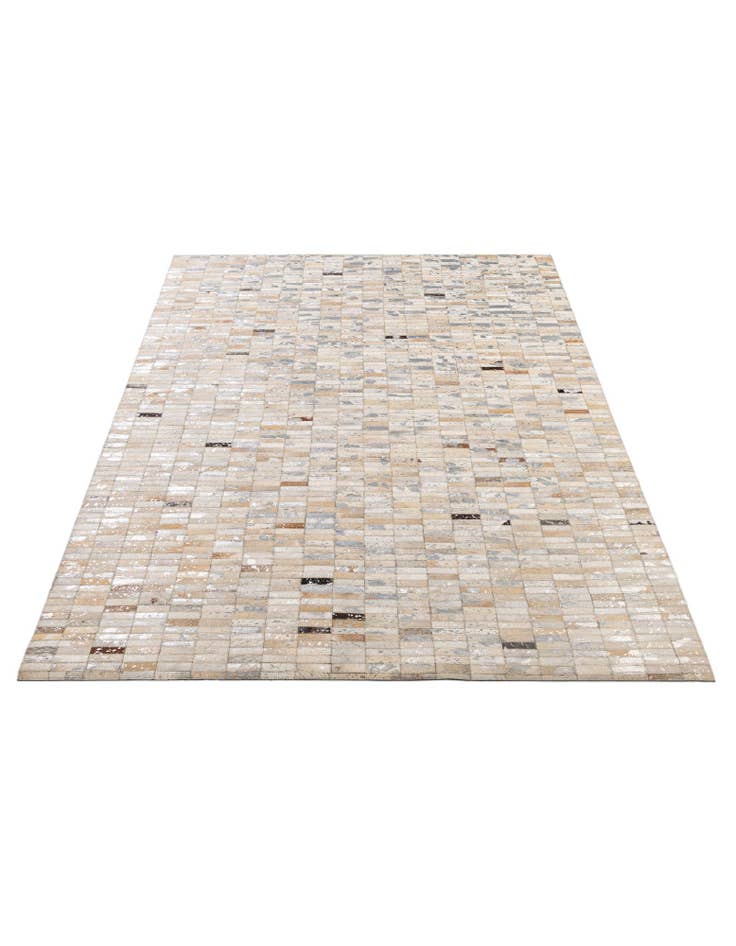Detail image of 4' 11 x 8' 1 Cowhide - Patchwork Rug