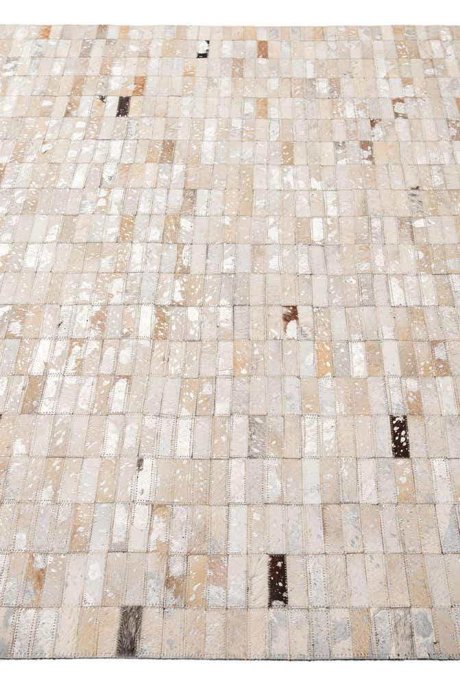 4' 11 x 8' 1 Cowhide - Patchwork Rug
