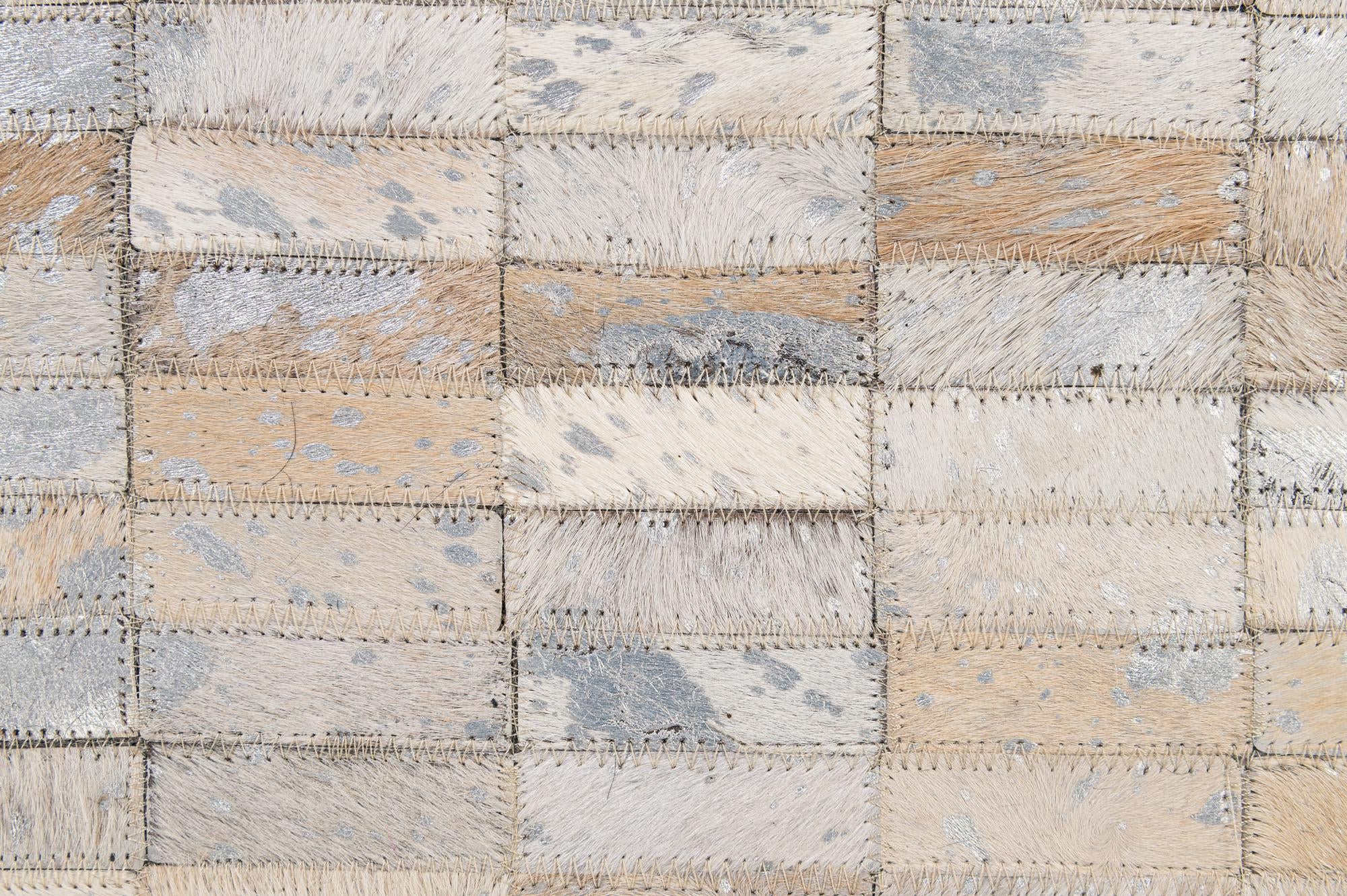4' 11 x 8' 1 Cowhide - Patchwork Rug