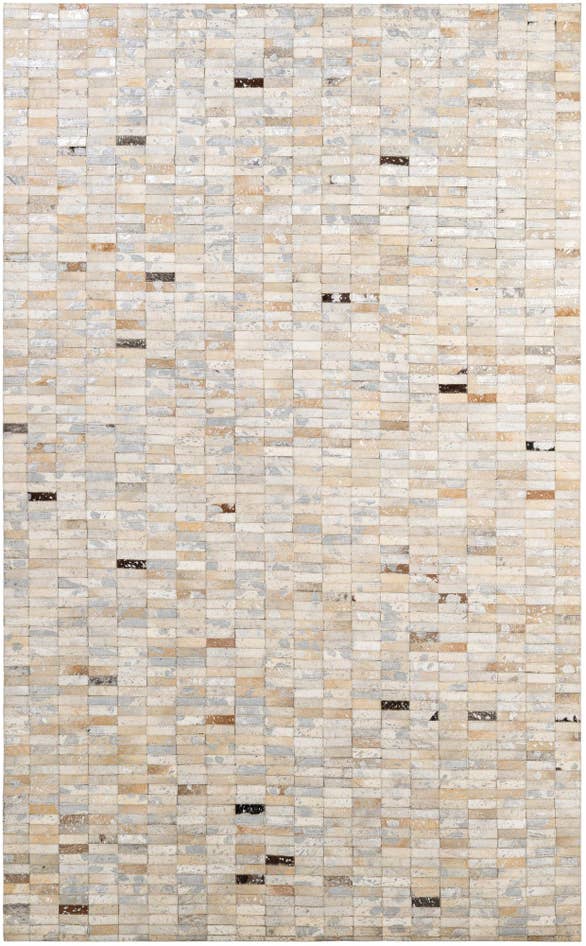 Detail image of 4' 11 x 8' 1 Cowhide - Patchwork Rug