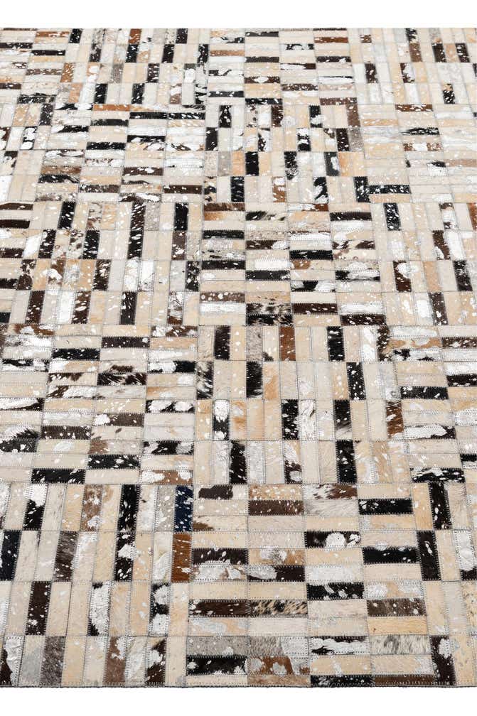 5' 1 x 7' 11 Cowhide - Patchwork Rug