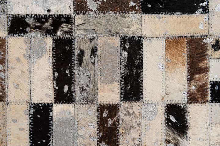 5' 1 x 7' 11 Cowhide - Patchwork Rug