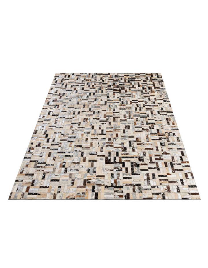 5' x 7' 11 Cowhide - Patchwork Rug