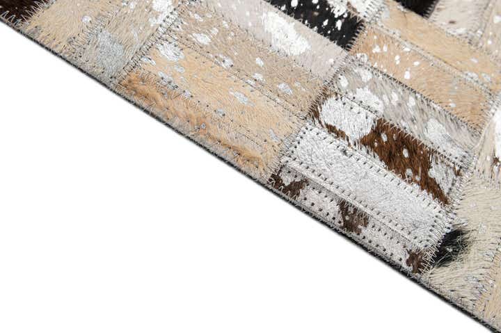 5' x 7' 11 Cowhide - Patchwork Rug