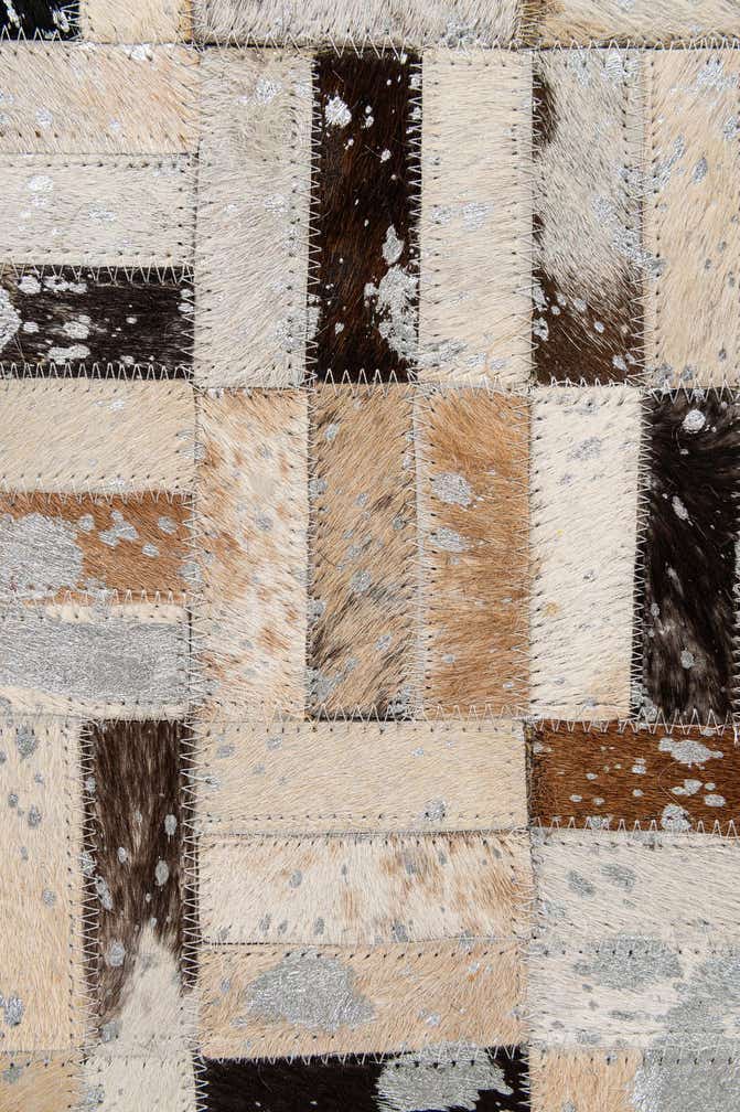5' x 7' 11 Cowhide - Patchwork Rug