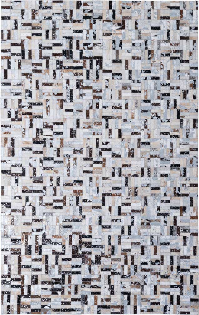 5' x 7' 11 Cowhide - Patchwork Rug