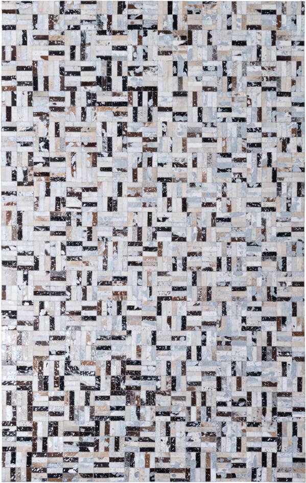 Detail image of 5' x 7' 11 Cowhide - Patchwork Rug