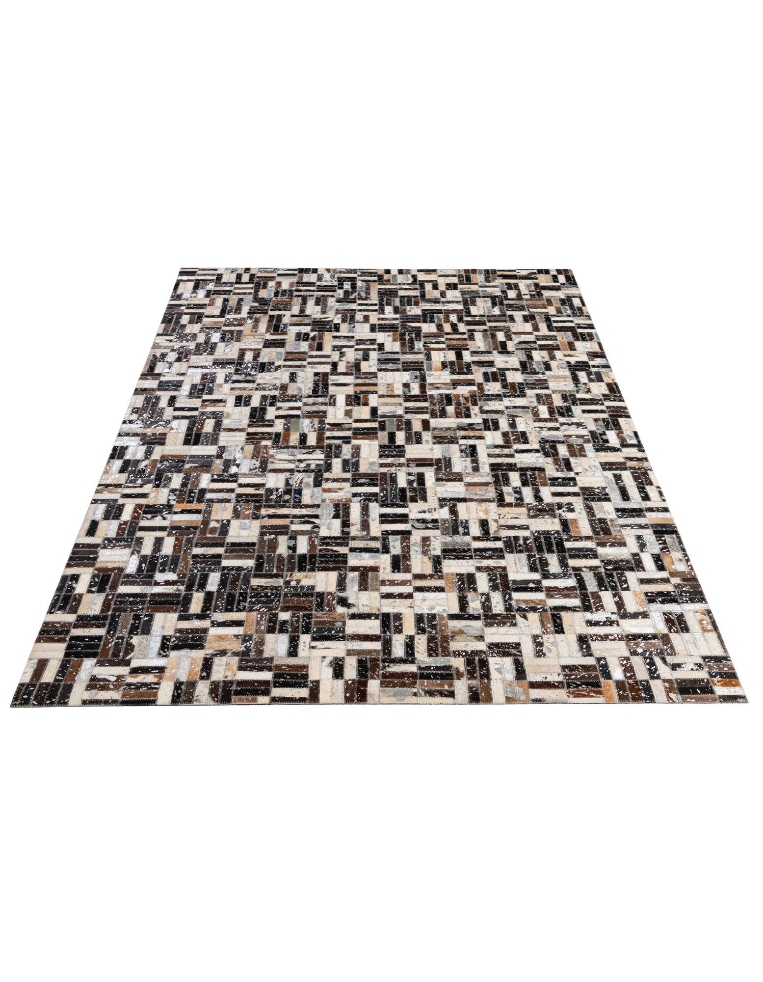 4' 11 x 7' 10 Cowhide - Patchwork Rug