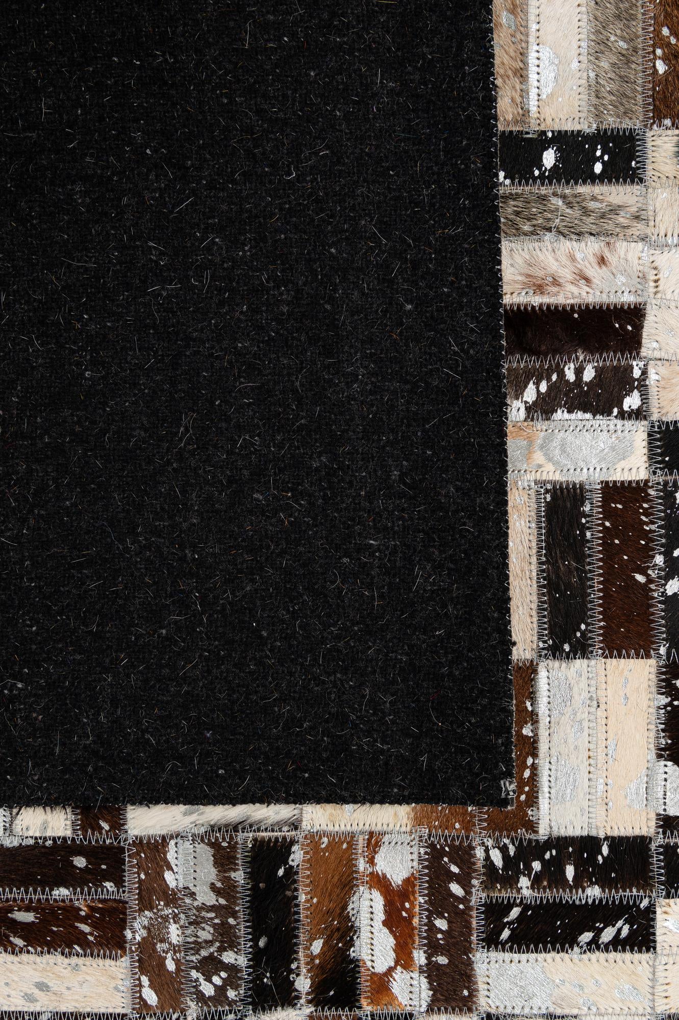 4' 11 x 7' 10 Cowhide - Patchwork Rug