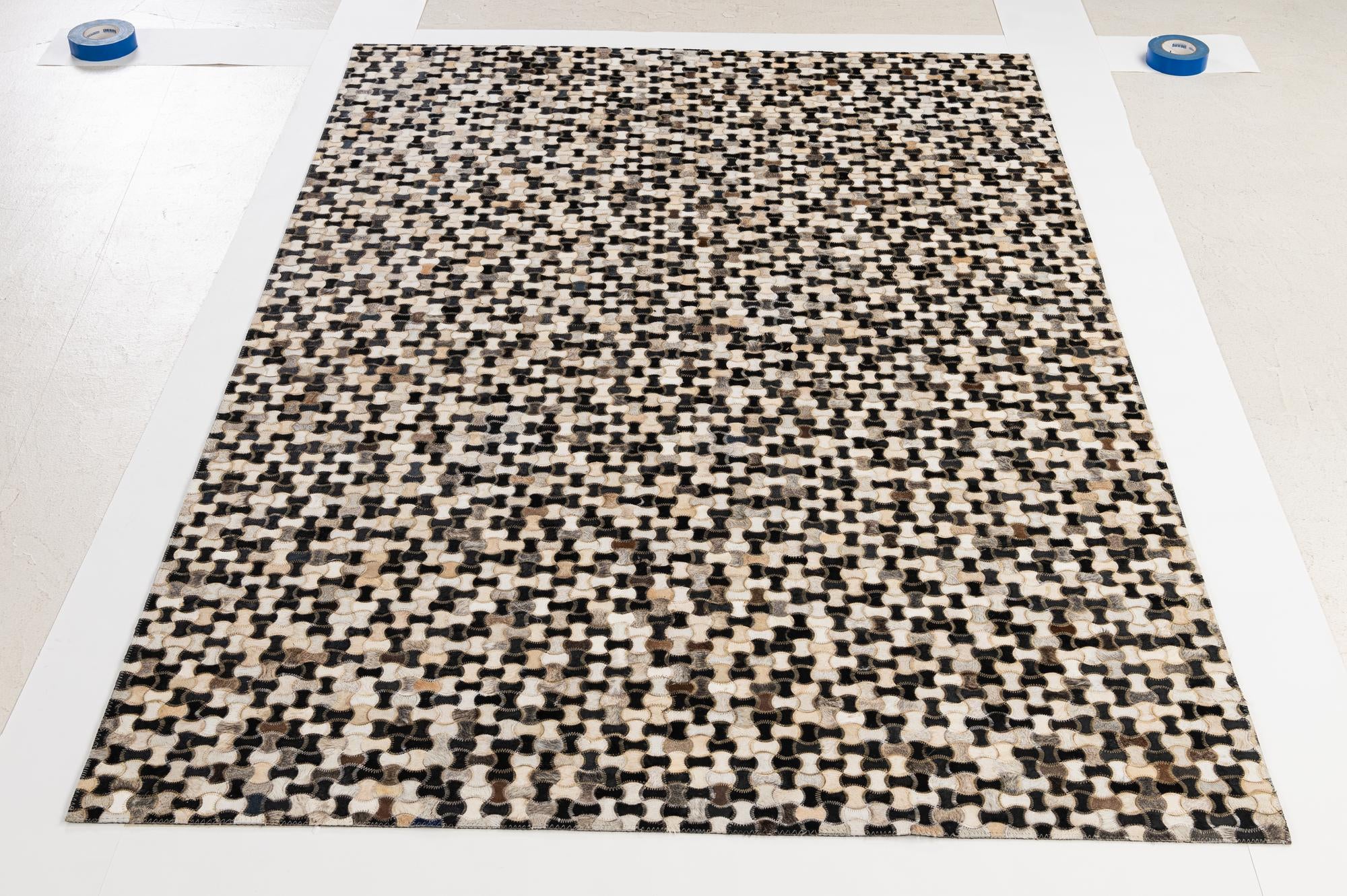 5' 1 x 7' 11 Cowhide - Patchwork Rug