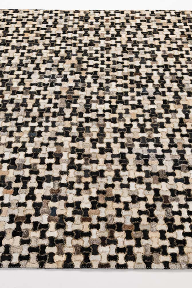 5' 1 x 7' 11 Cowhide - Patchwork Rug