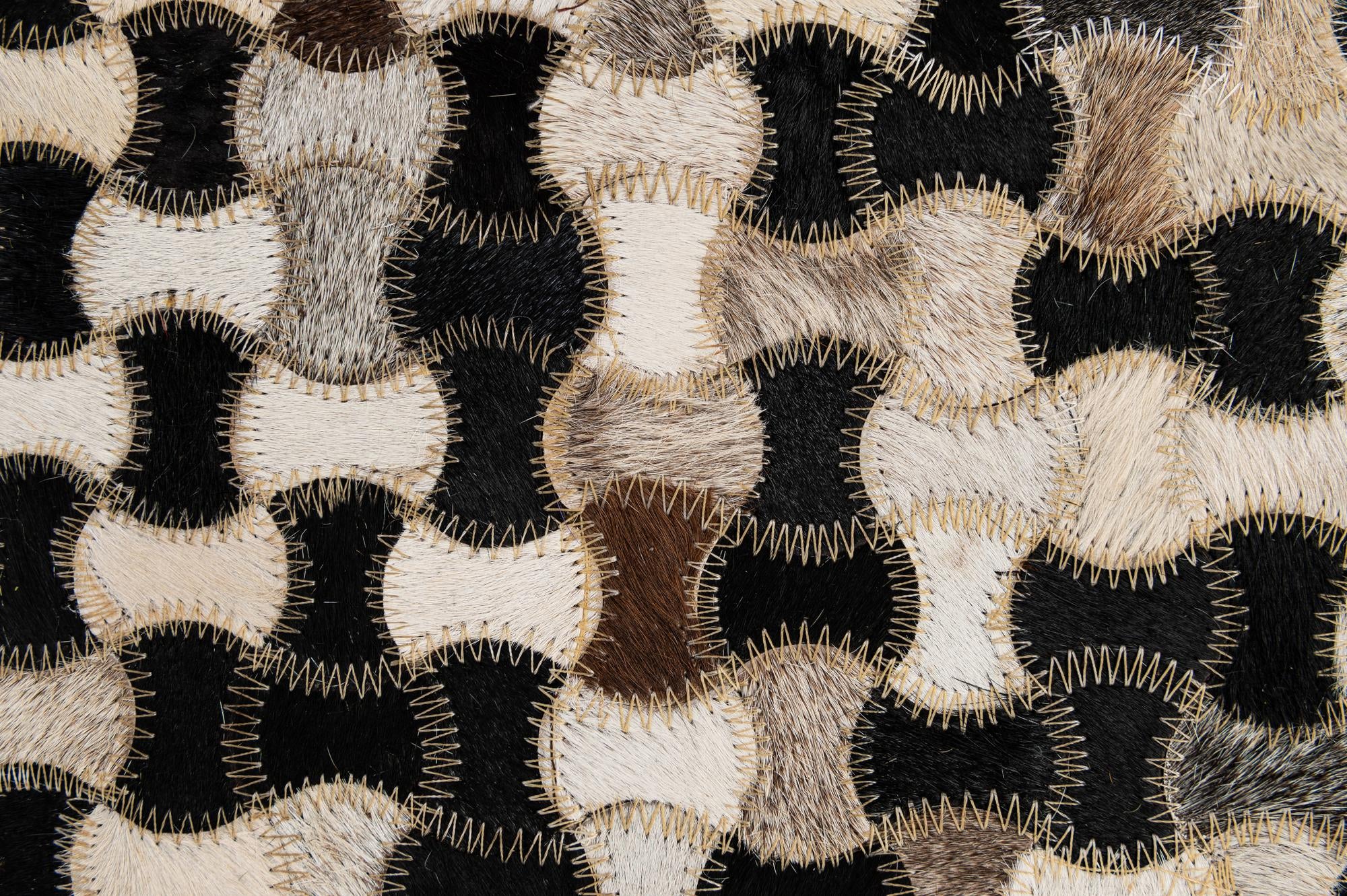 5' 1 x 7' 11 Cowhide - Patchwork Rug