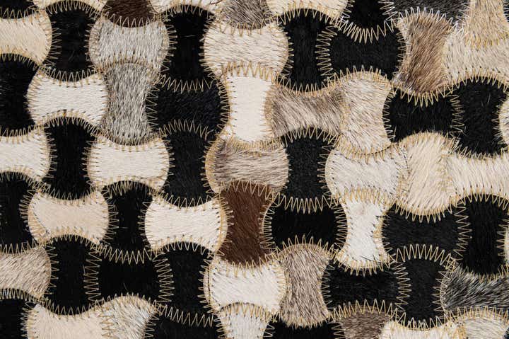 5' 1 x 7' 11 Cowhide - Patchwork Rug