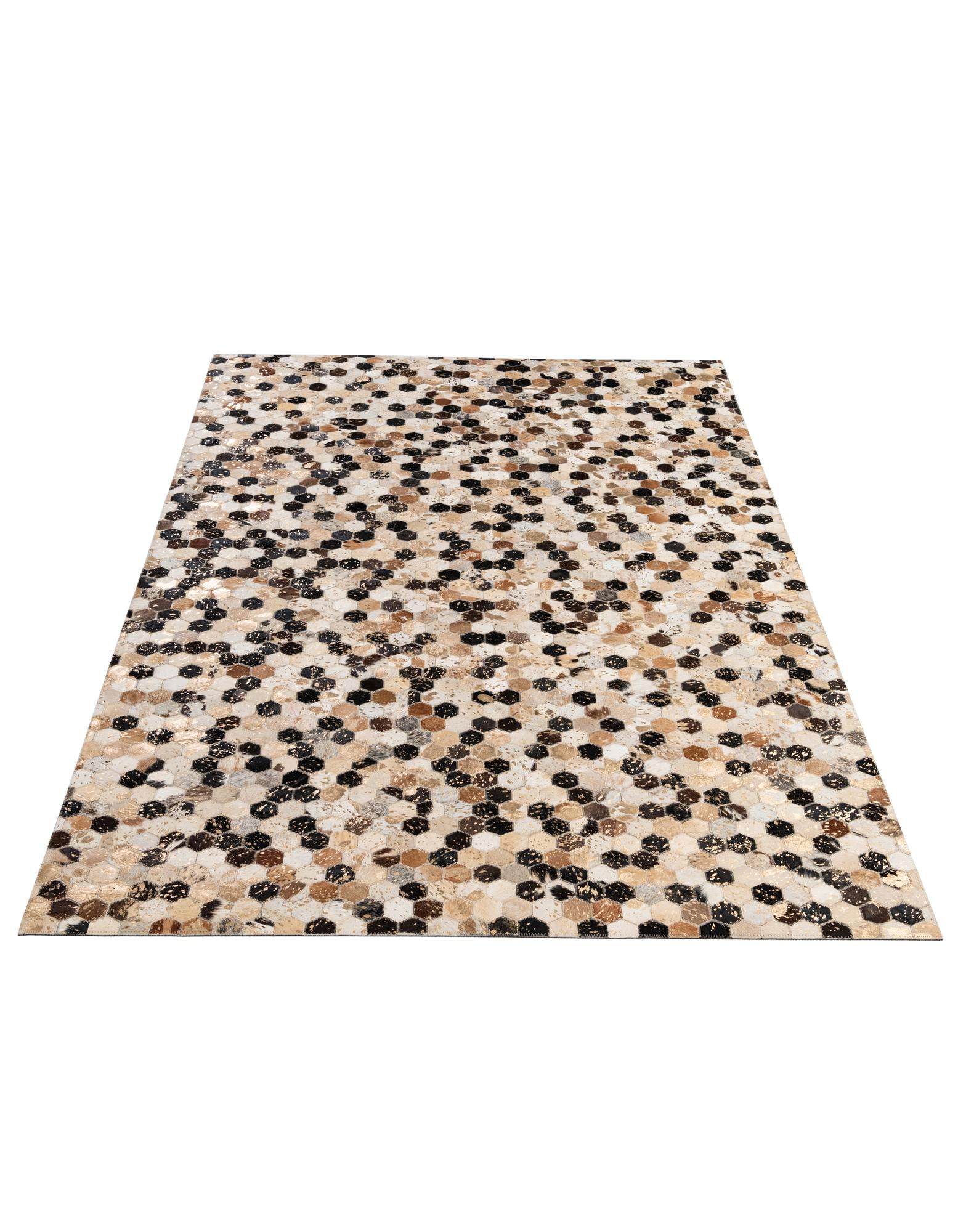 5' 2 x 8' Cowhide - Patchwork Rug