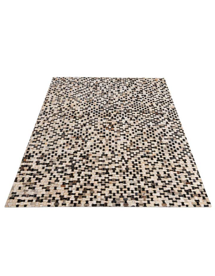 5' 1 x 8' Cowhide - Patchwork Rug