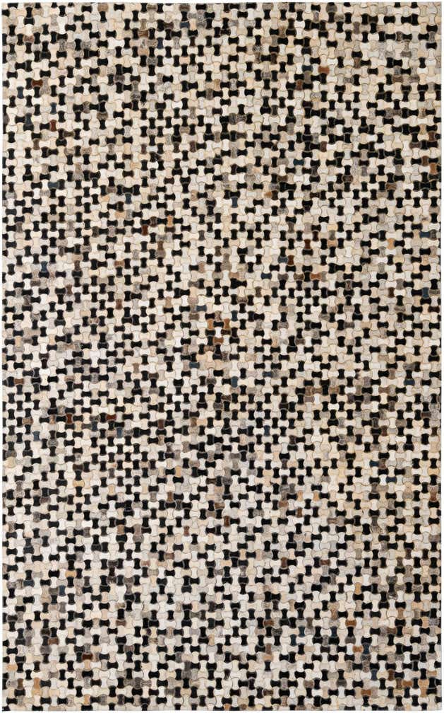 5' 1 x 8' Cowhide - Patchwork Rug