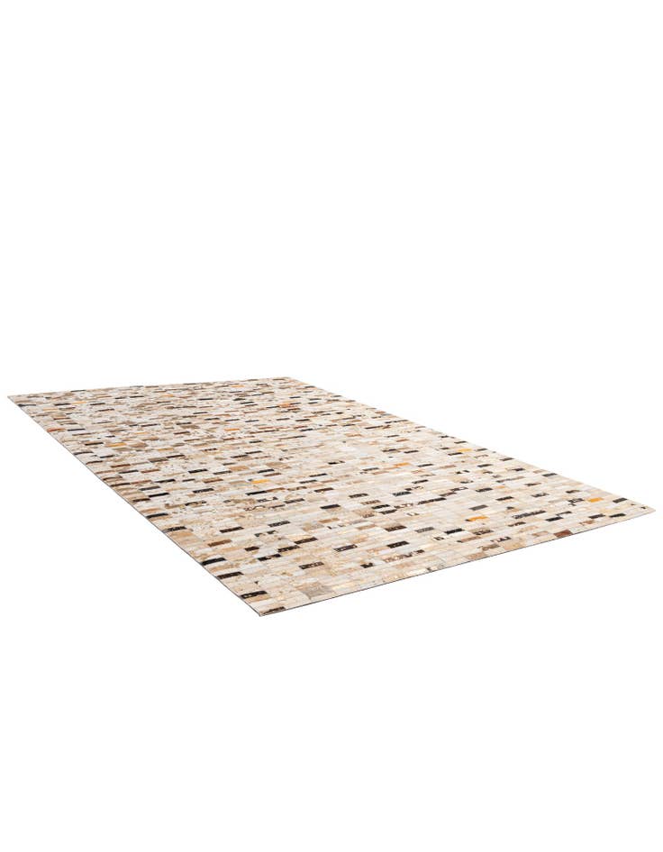 Detail image of 5' 3 x 8' 1 Cowhide - Patchwork Rug