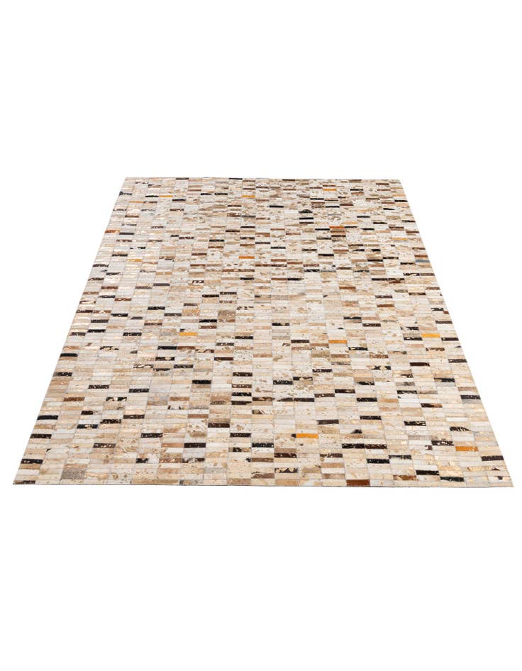 Detail image of 5' 3 x 8' 1 Cowhide - Patchwork Rug