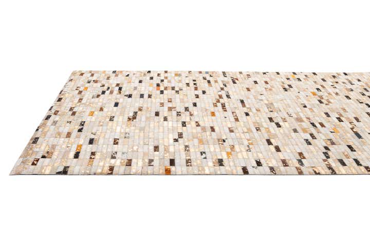 5' 3 x 8' 1 Cowhide - Patchwork Rug