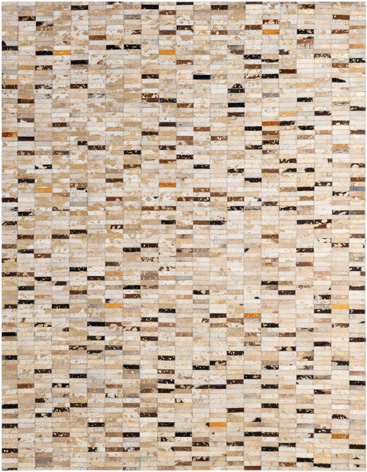 Detail image of 5' 3 x 8' 1 Cowhide - Patchwork Rug
