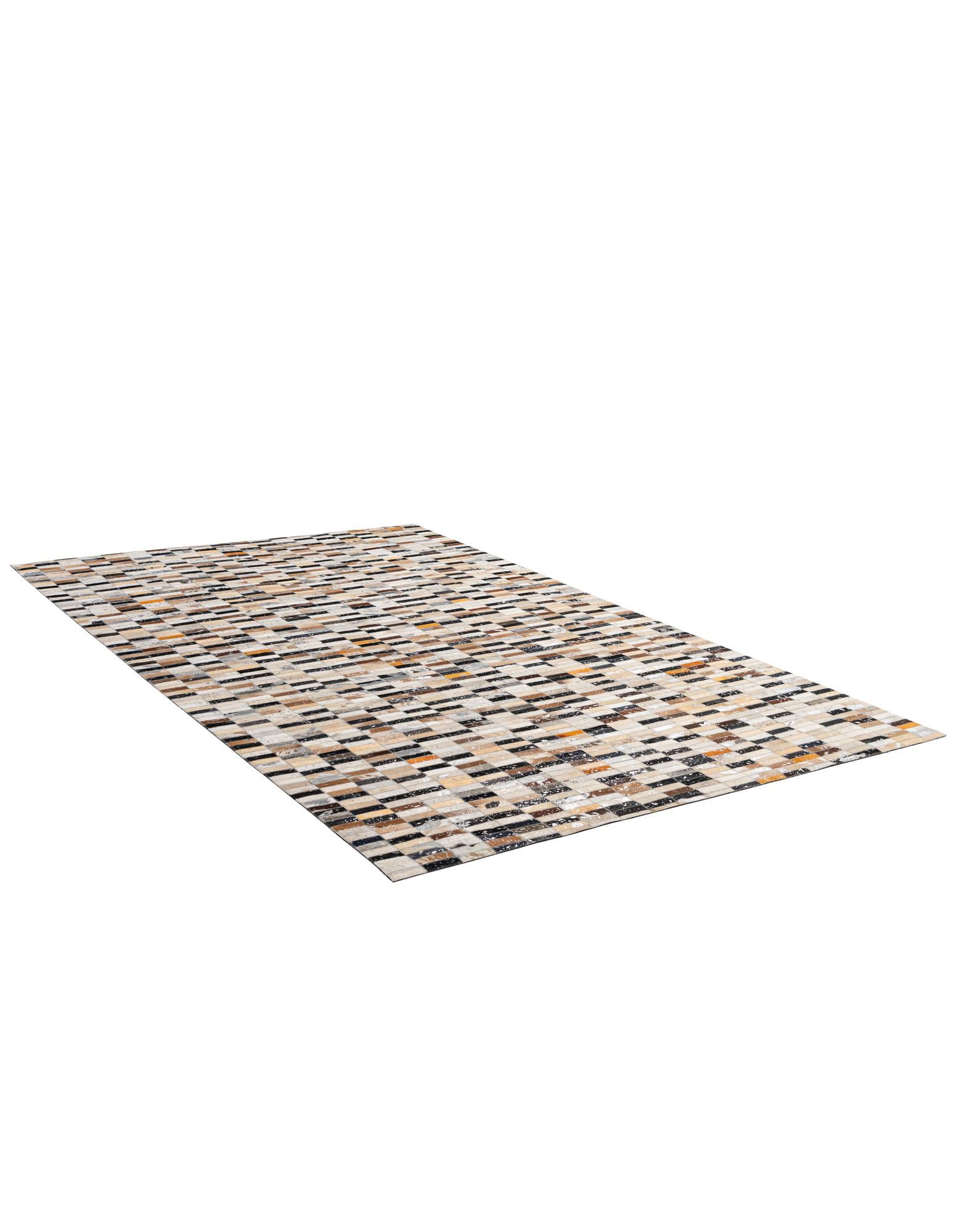 5' x 8' 2 Cowhide - Patchwork Rug