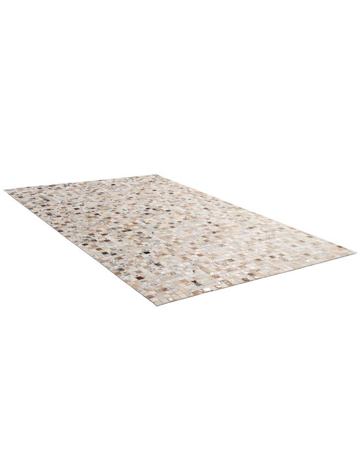 Detail image of 5' 1 x 8' 1 Cowhide - Patchwork Rug