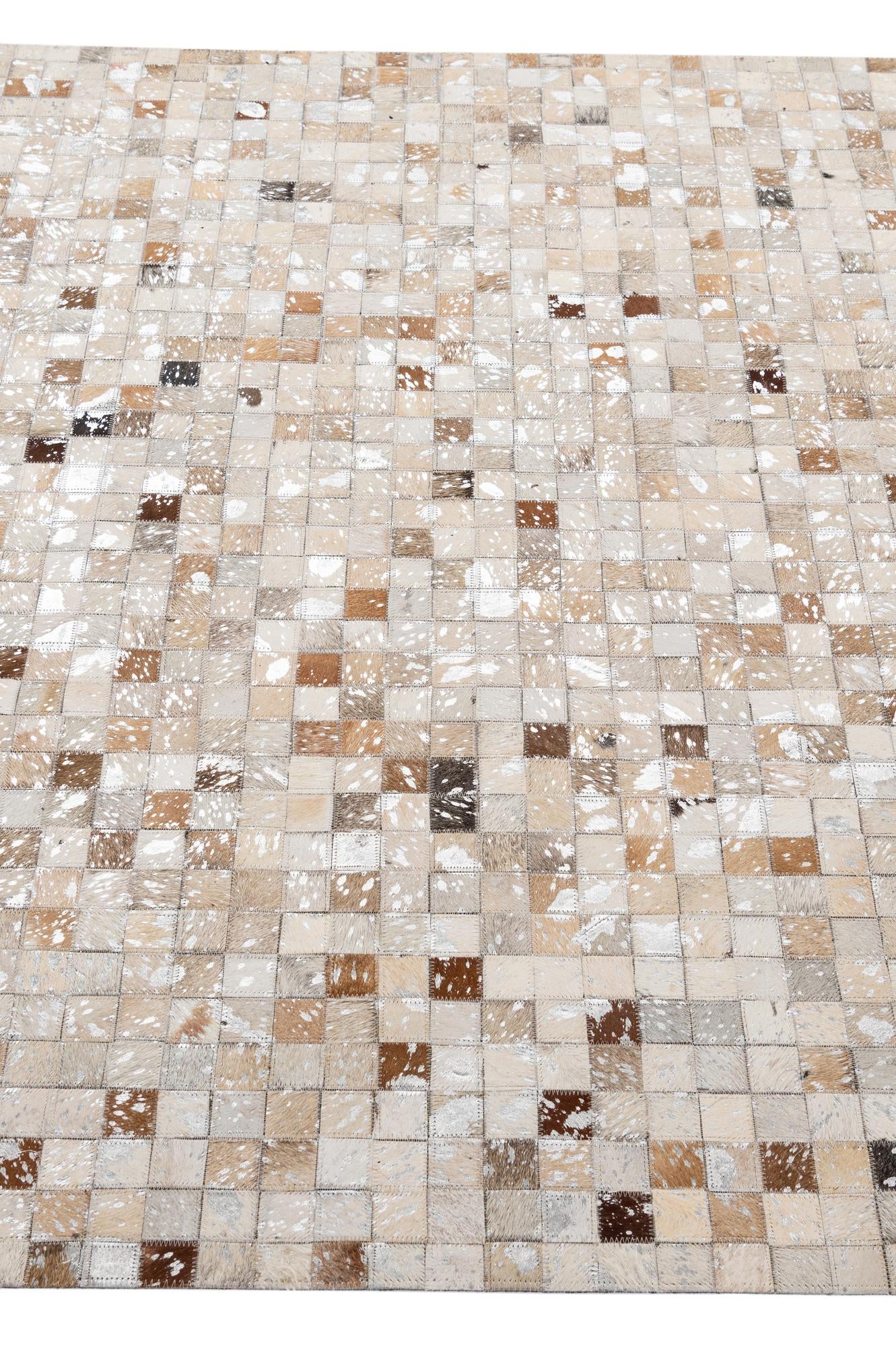 5' 1 x 8' 1 Cowhide - Patchwork Rug