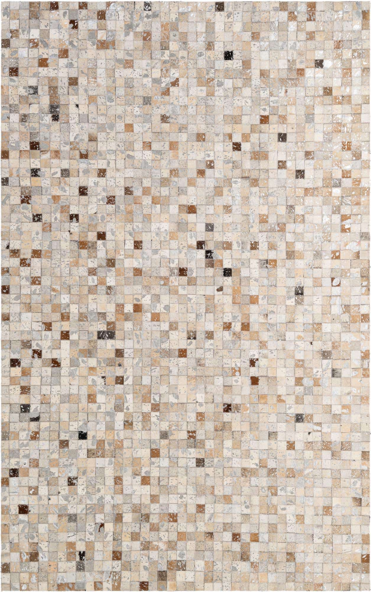 5' 1 x 8' 1 Cowhide - Patchwork Rug