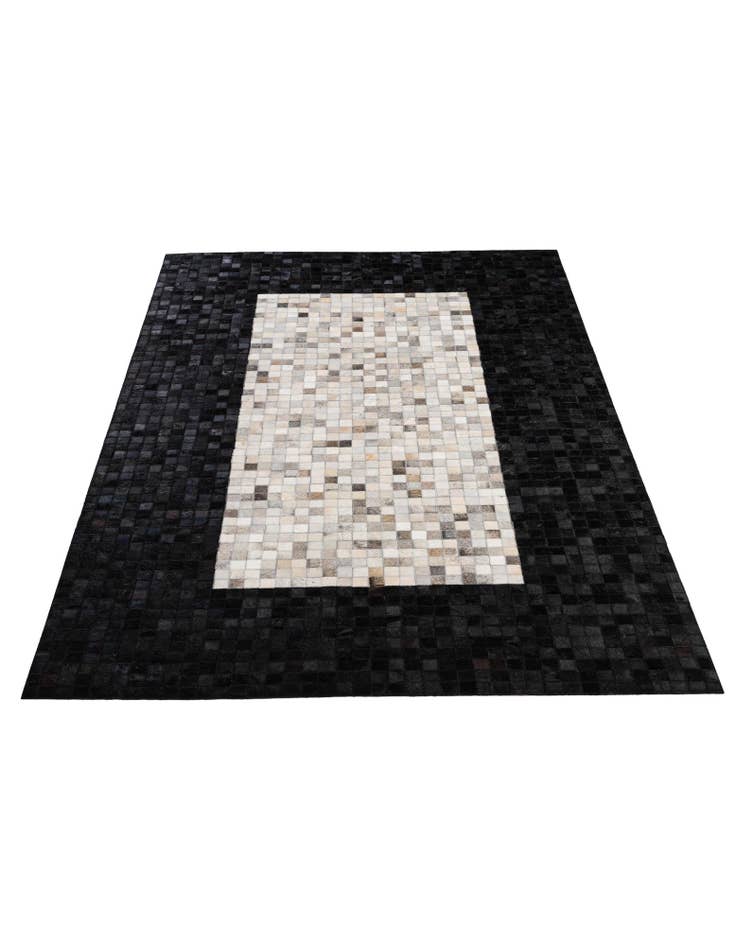 Detail image of 5' x 8' Cowhide - Patchwork Rug