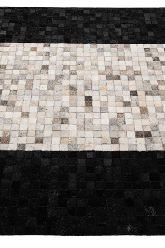 Detail image of 5' x 8' Cowhide - Patchwork Rug