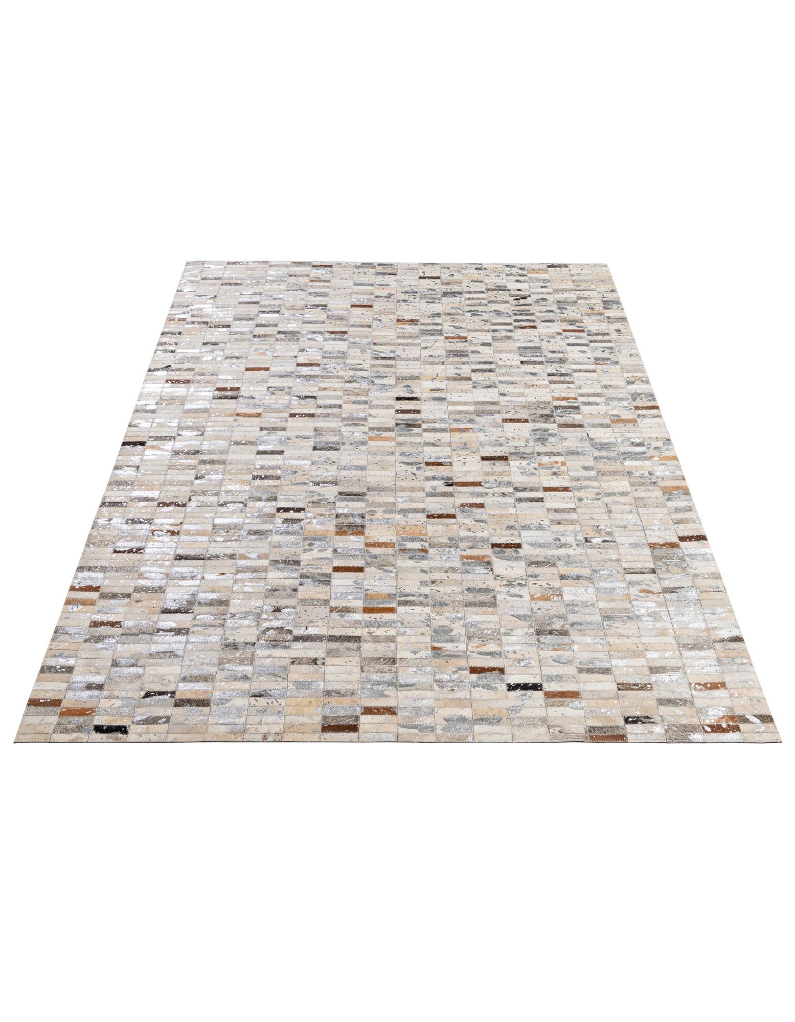 5' 1 x 8' 1 Cowhide - Patchwork Rug