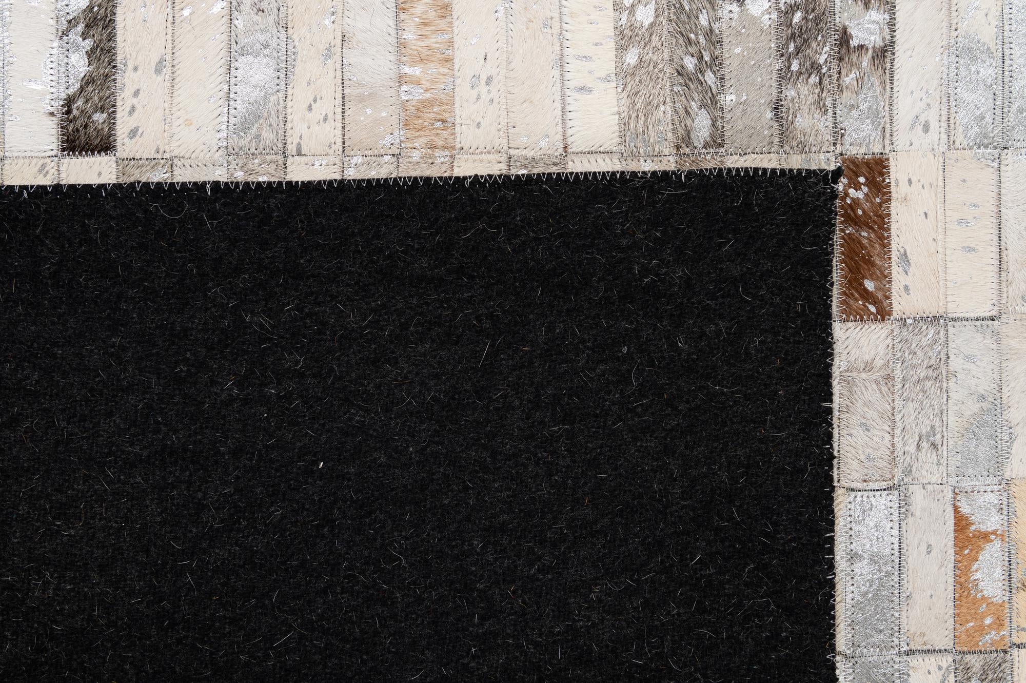 5' 1 x 8' 1 Cowhide - Patchwork Rug