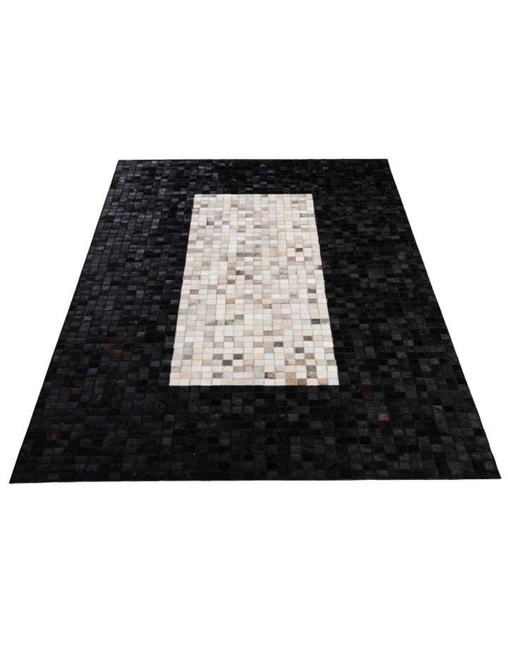 5' 1 x 8' 2 Cowhide - Patchwork Rug