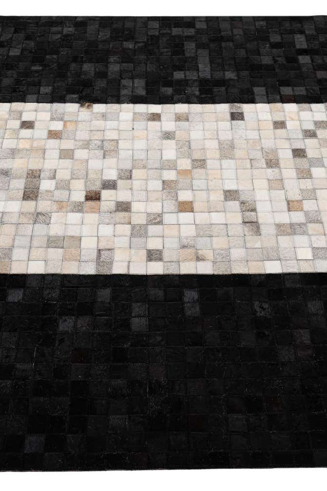 5' 1 x 8' 2 Cowhide - Patchwork Rug