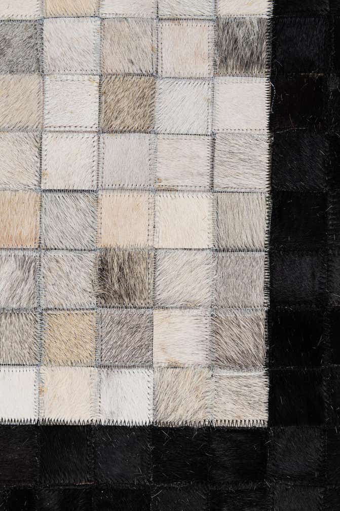 5' 1 x 8' 2 Cowhide - Patchwork Rug