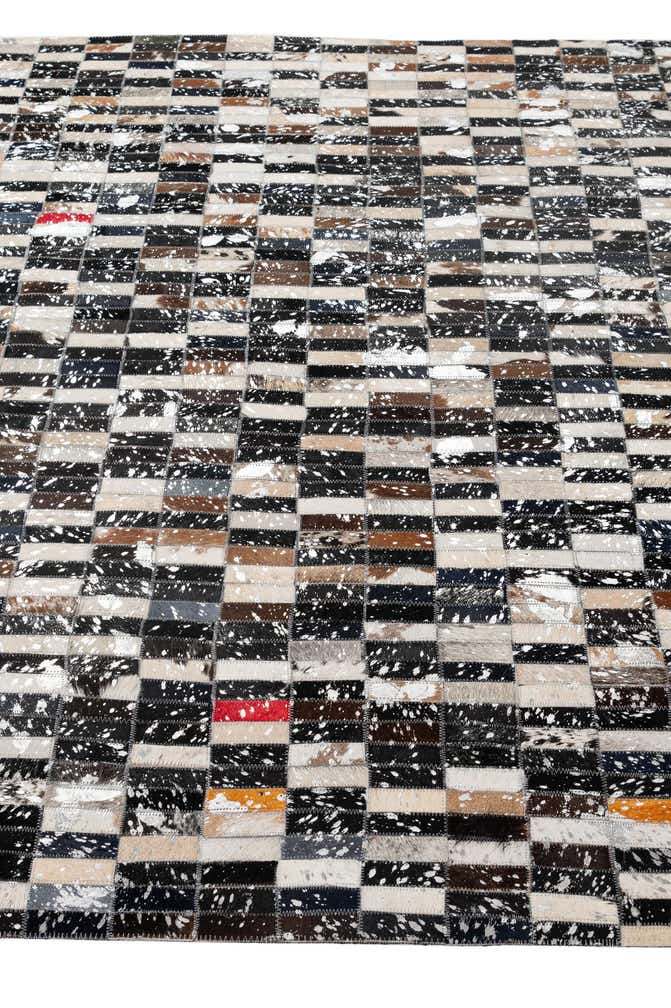 5' 2 x 8' 2 Cowhide - Patchwork Rug