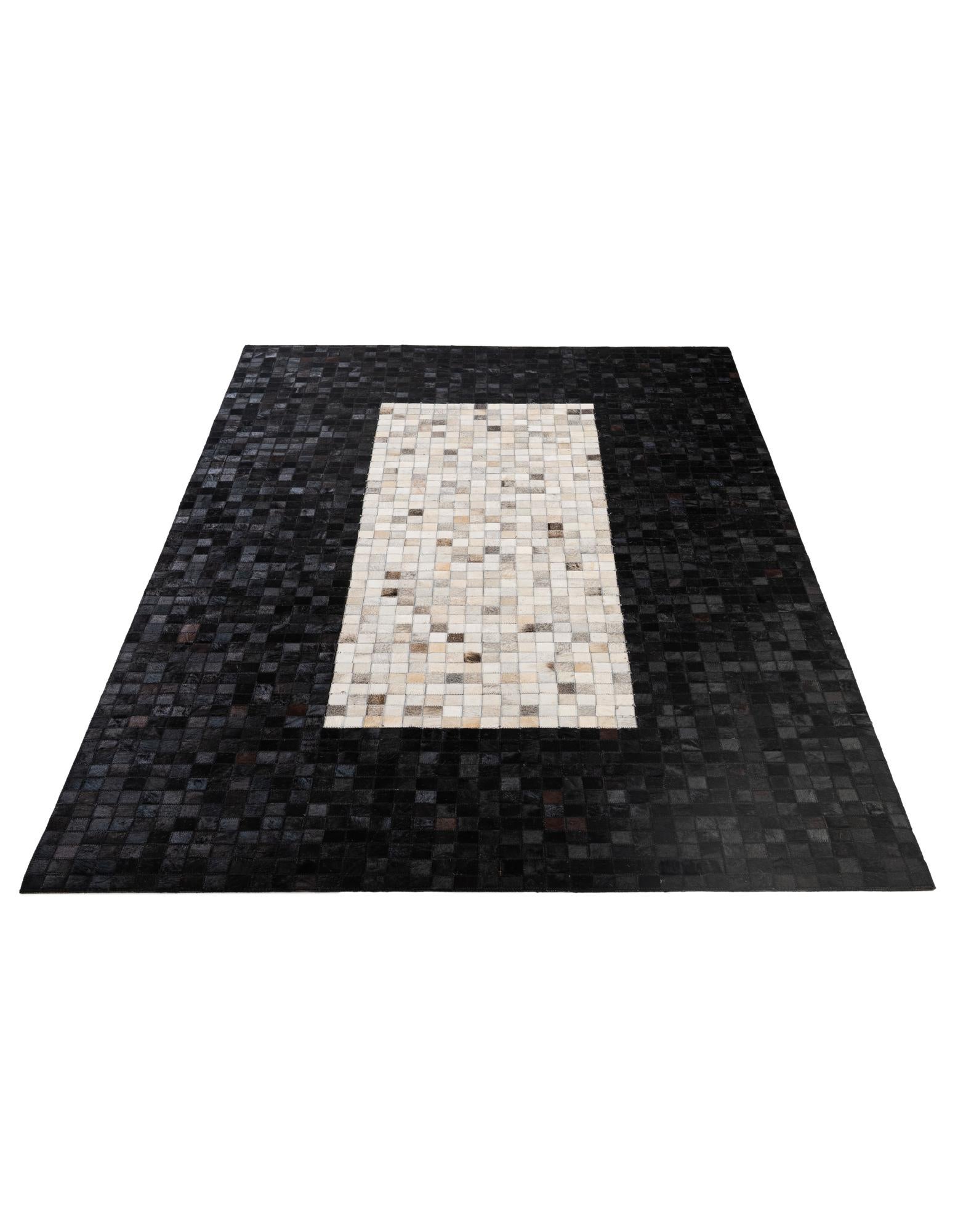 5' 2 x 8' 2 Cowhide - Patchwork Rug