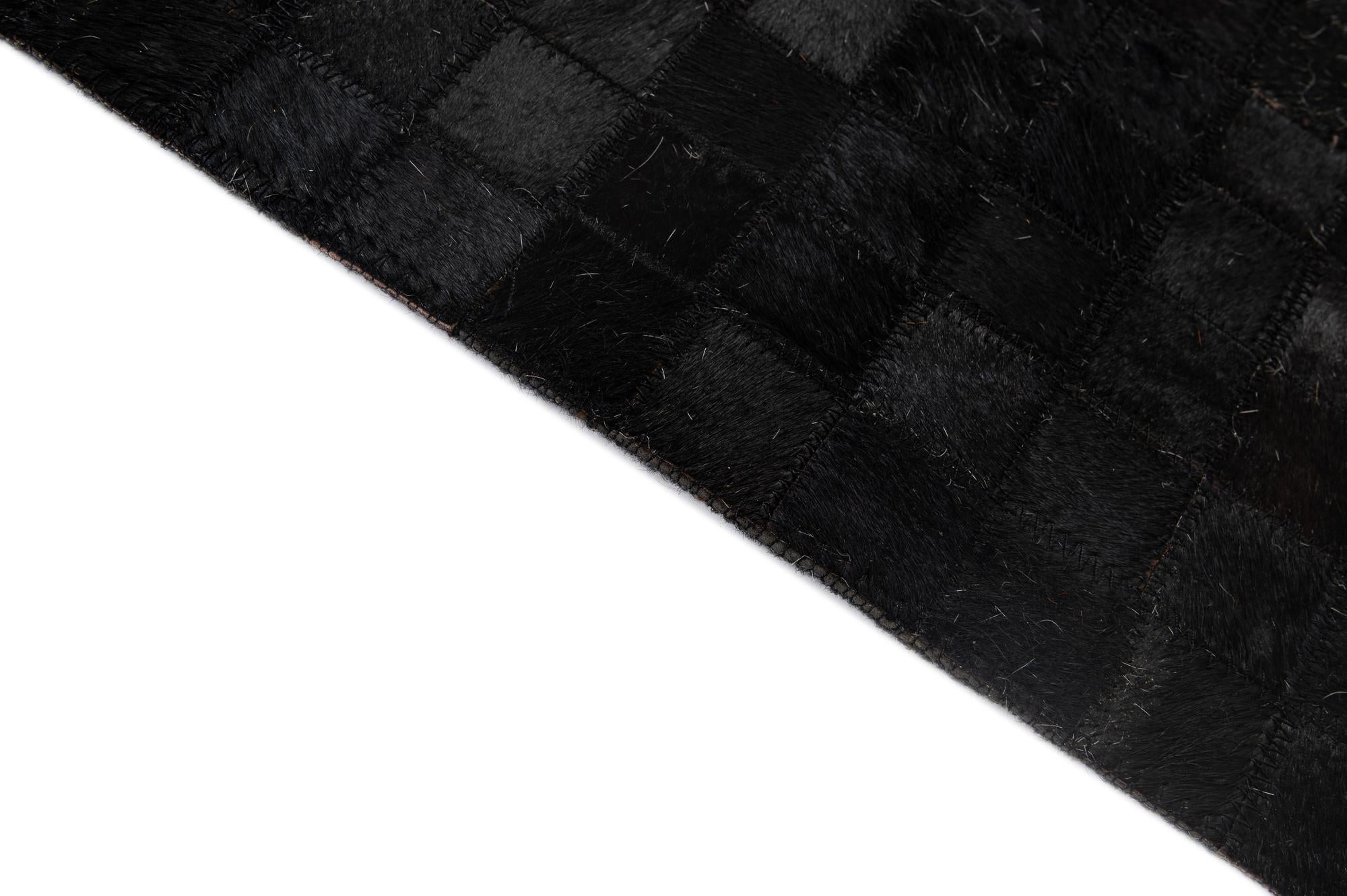 5' 2 x 8' 2 Cowhide - Patchwork Rug
