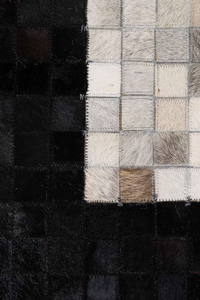 5' 2 x 8' 2 Cowhide - Patchwork Rug