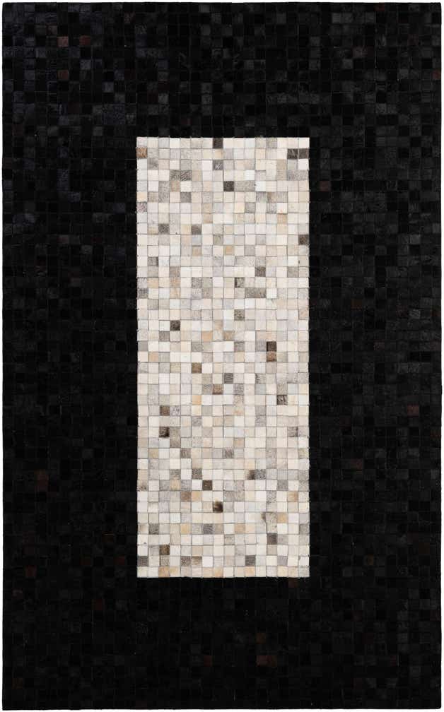 5' 2 x 8' 2 Cowhide - Patchwork Rug