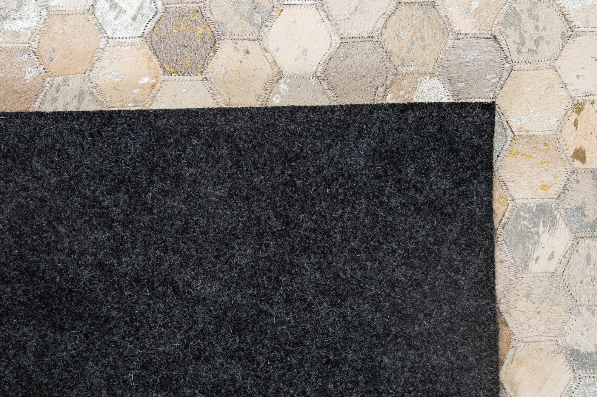 5' x 8' Cowhide - Patchwork Rug