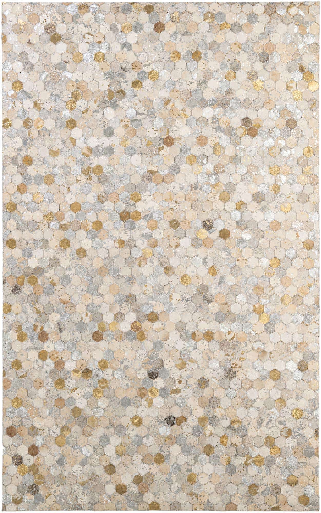 5' x 8' Cowhide - Patchwork Rug