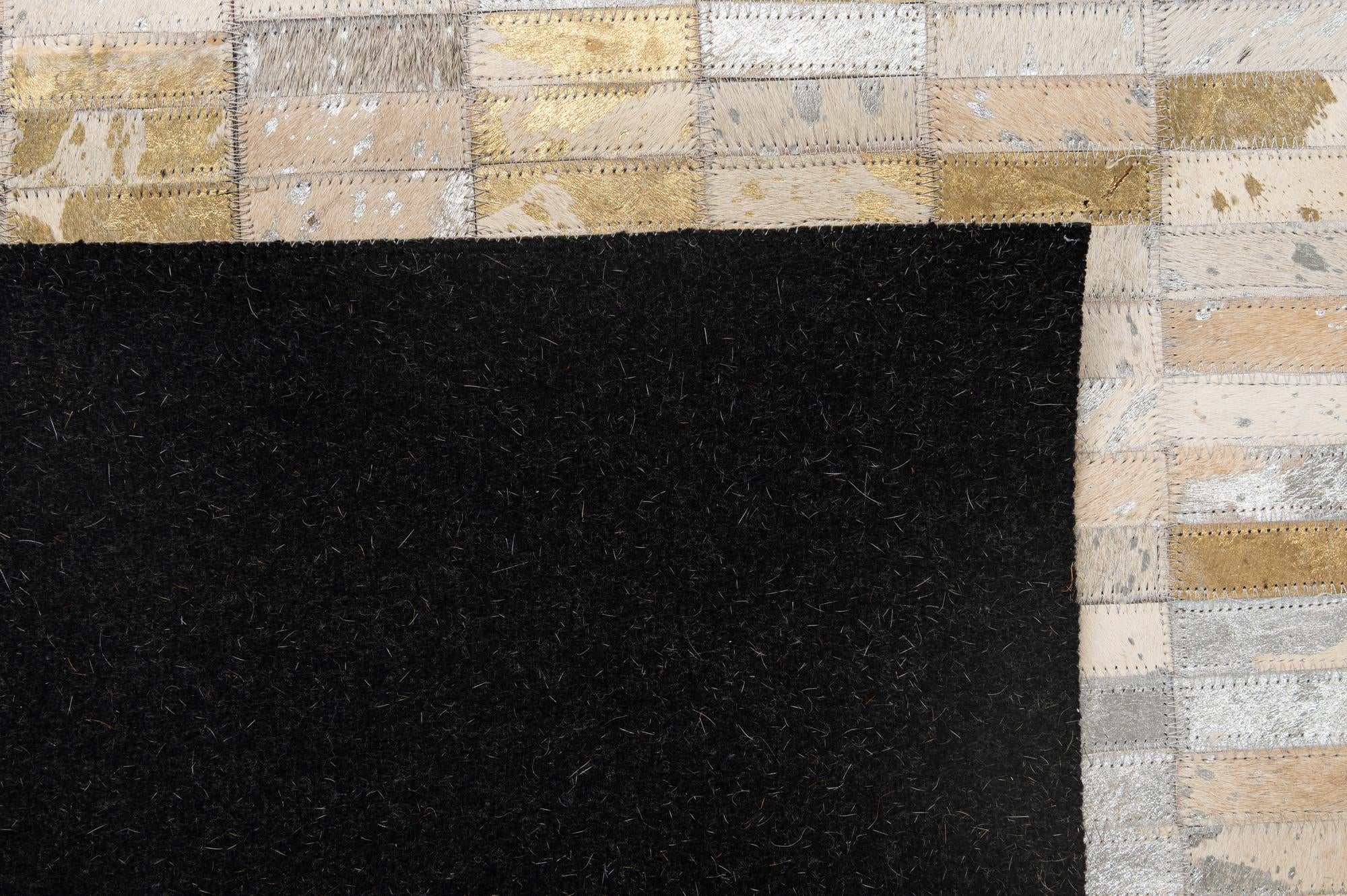 5' 1 x 8' 3 Cowhide - Patchwork Rug