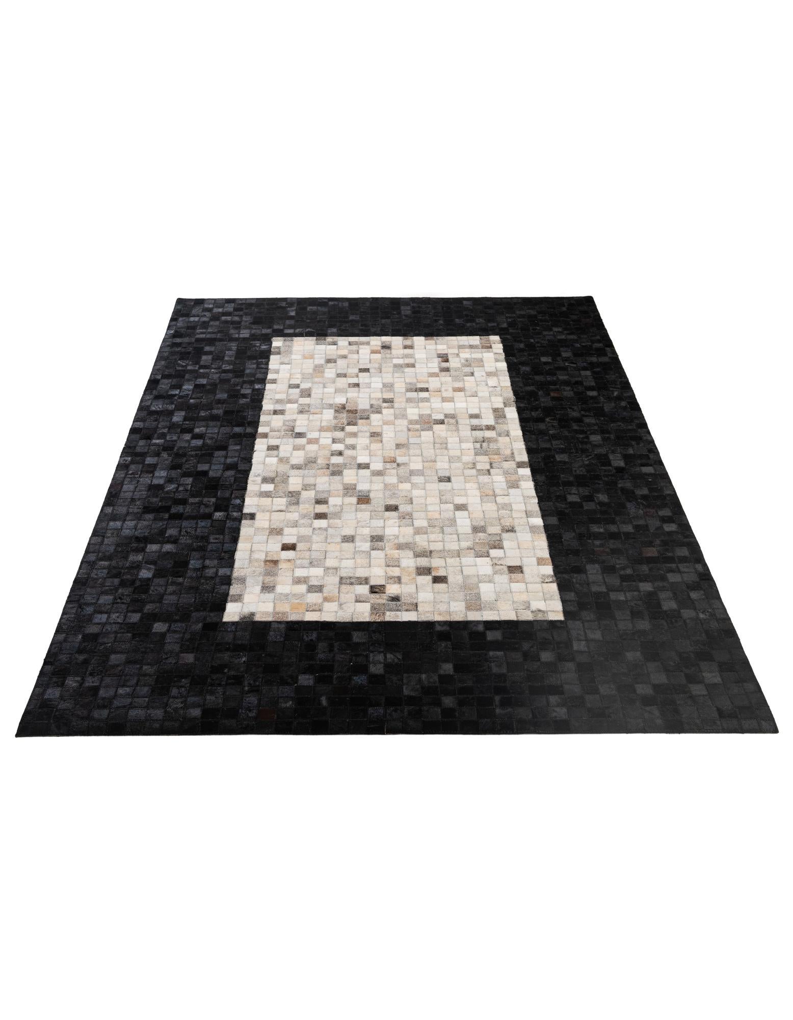 5' 2 x 7' 11 Cowhide - Patchwork Rug