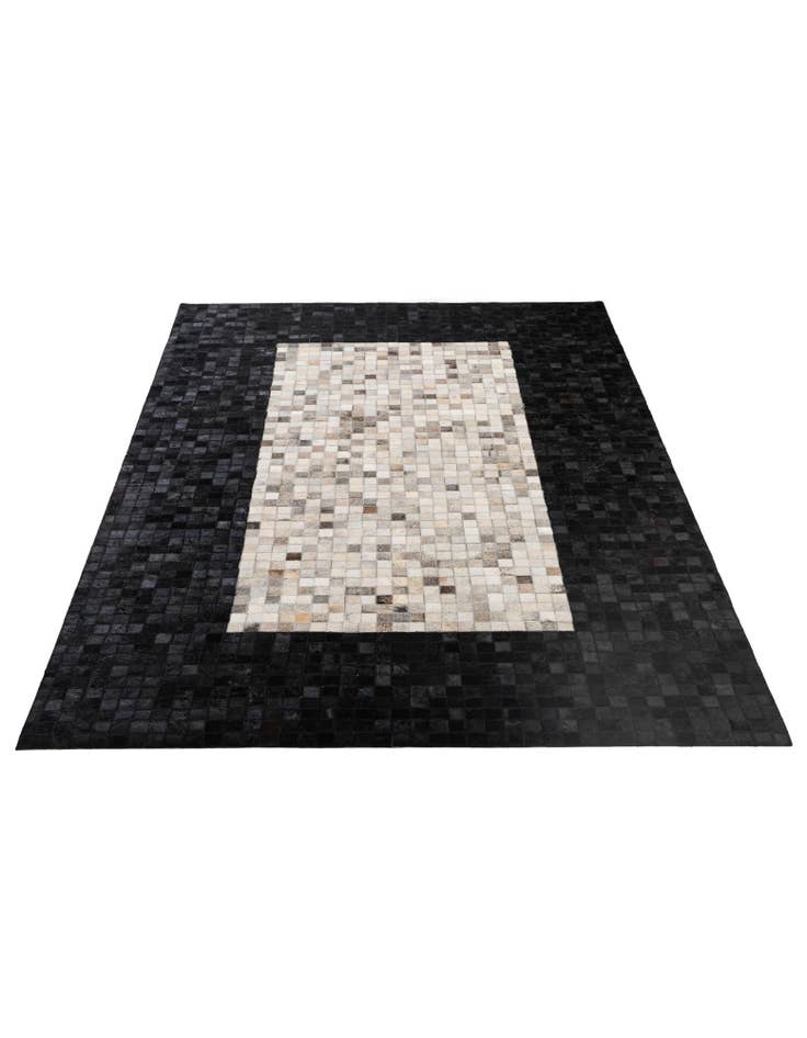 Detail image of 5' 2 x 7' 11 Cowhide - Patchwork Rug