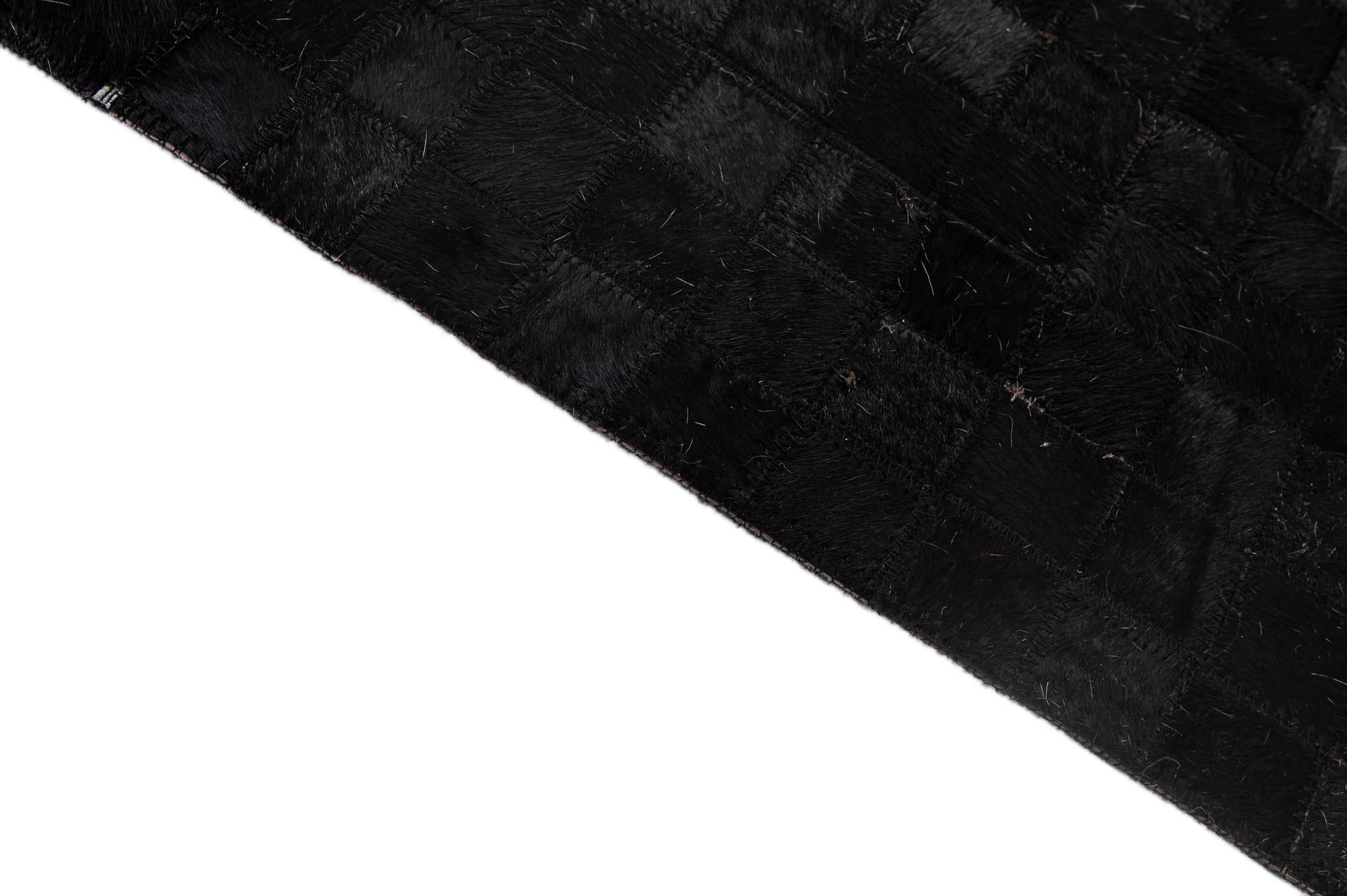 5' 2 x 7' 11 Cowhide - Patchwork Rug