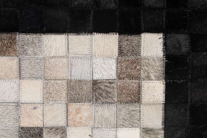 5' 2 x 7' 11 Cowhide - Patchwork Rug