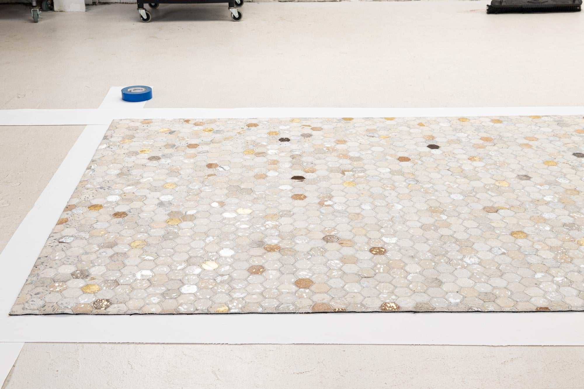 5' 2 x 8' 2 Cowhide - Patchwork Rug